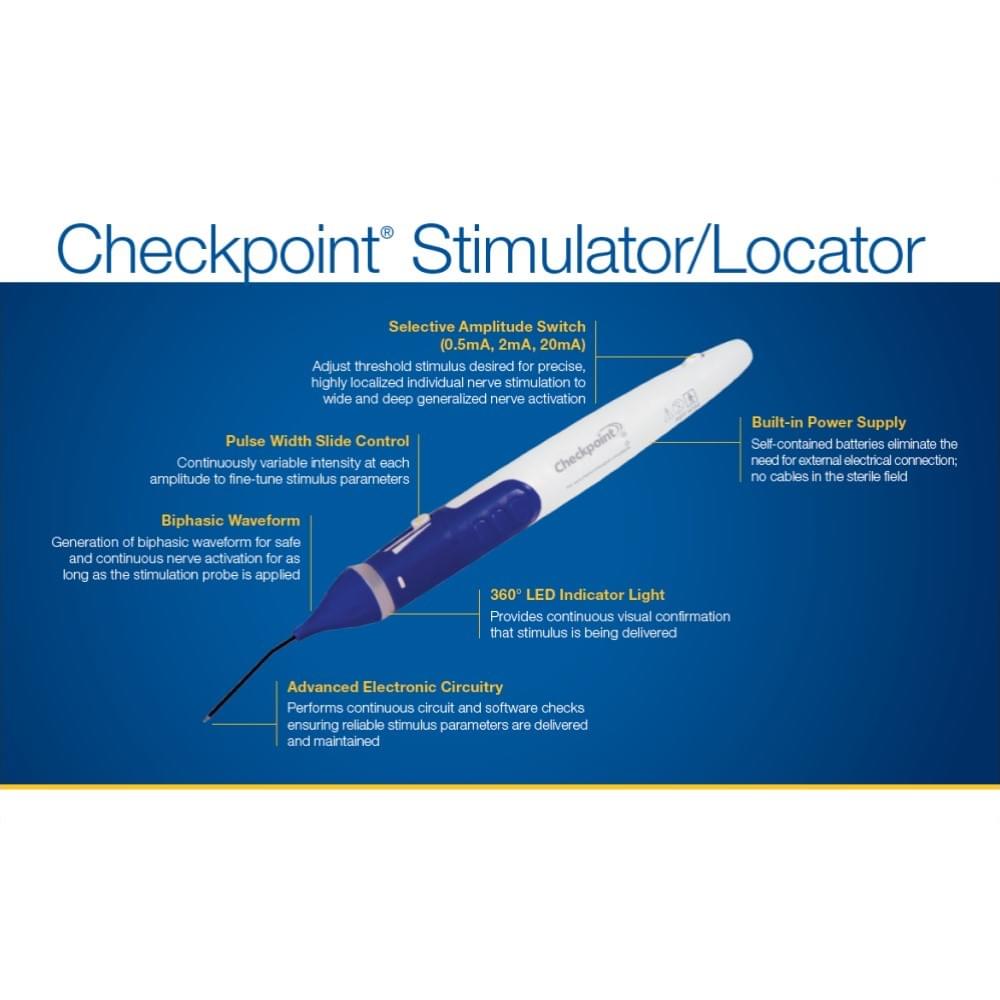 Checkpoint Nerve Stimulator & Locator - Locate & Map Nerve Function